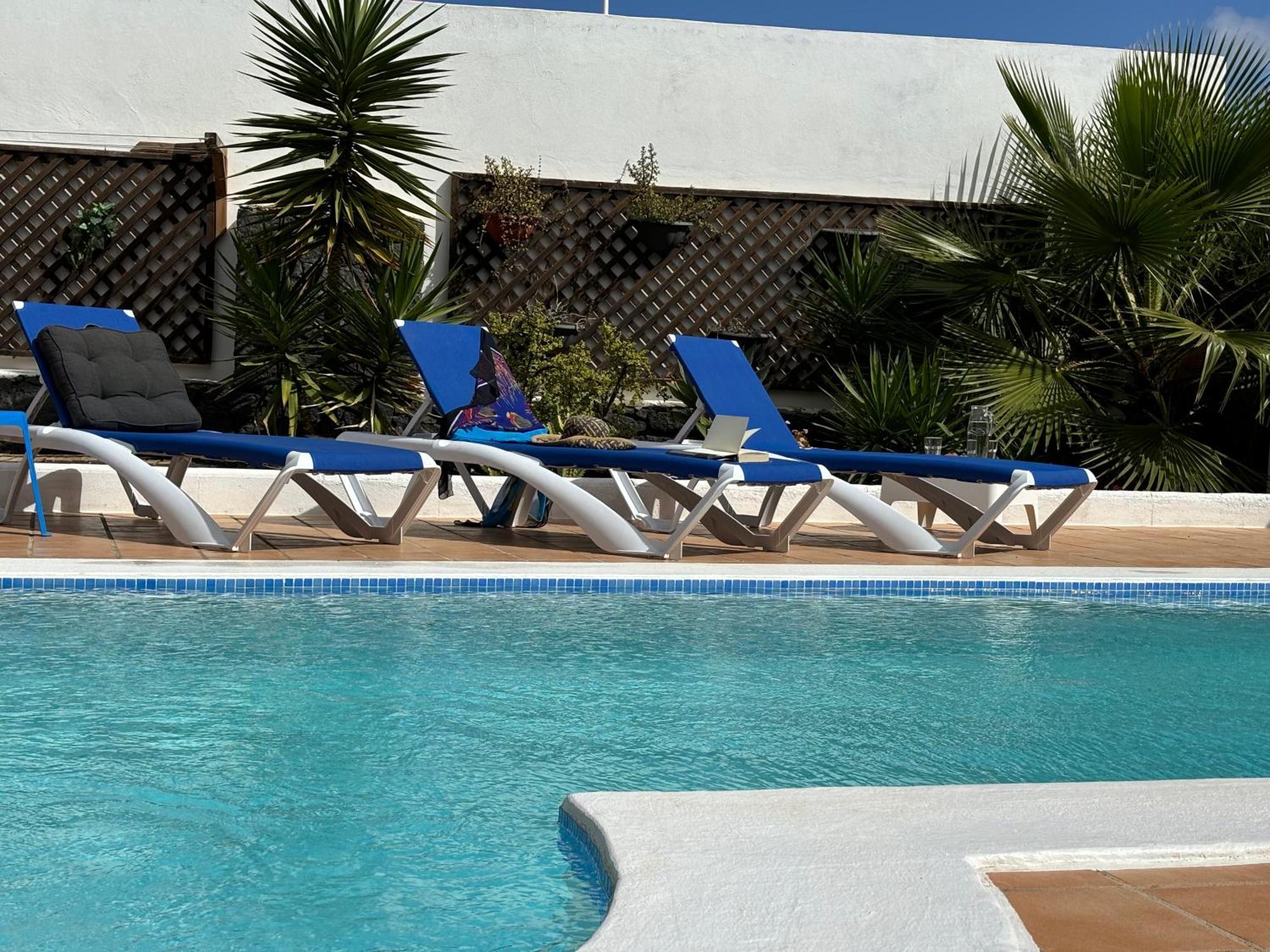 Villa Adel 56, Private Heated Pool, Parking Playa Blanca  Exterior photo